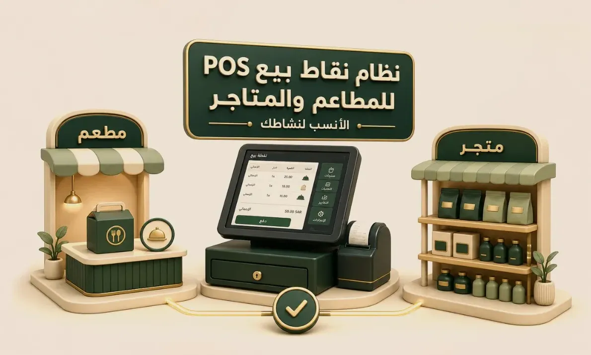 نظام نقاط بيع POS للمطاعم والمتاجر والبقالات