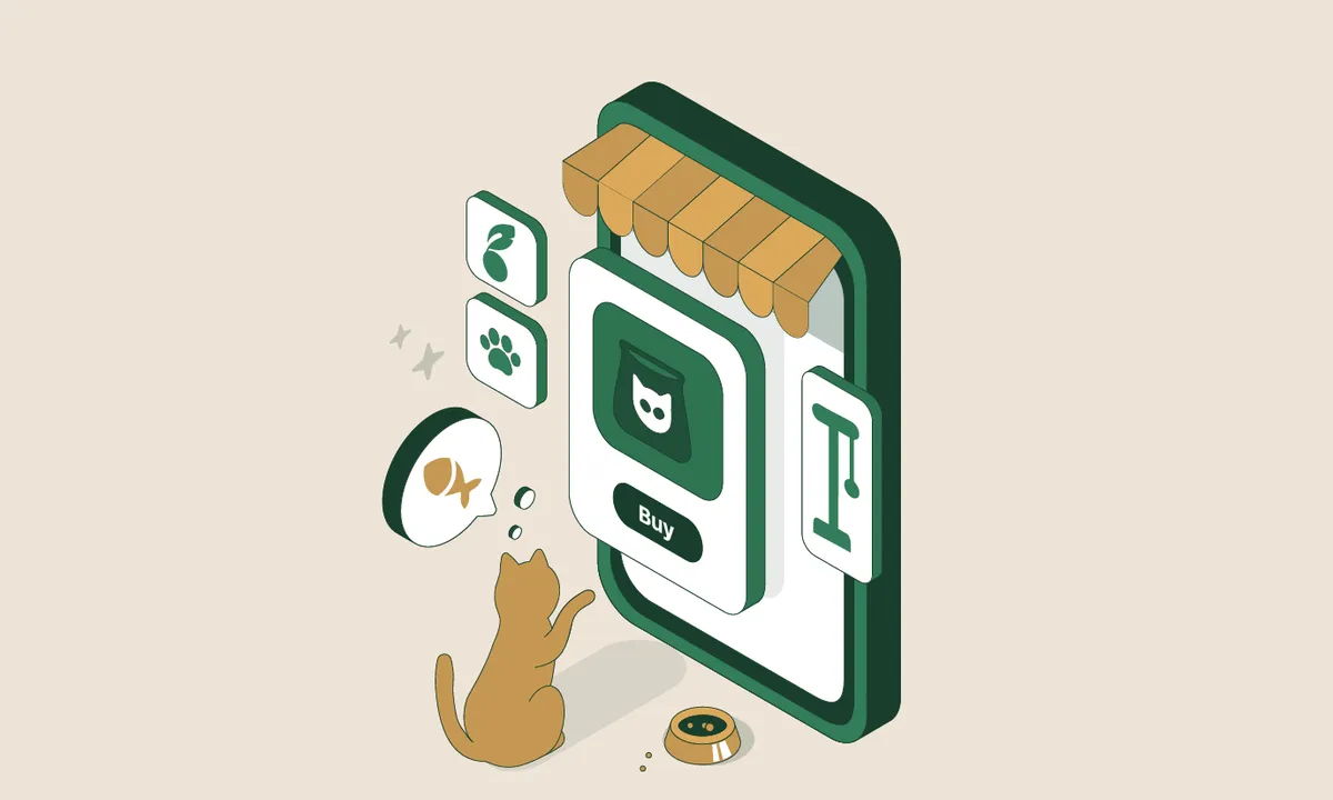 تصميم تطبيق حيوانات أليفة