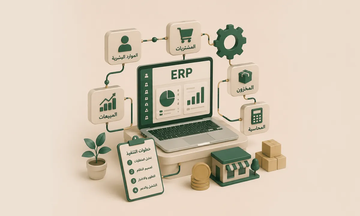 بناء نظام ERP: خطوات وأفكار للمشاريع الصغيرة والمتوسطة