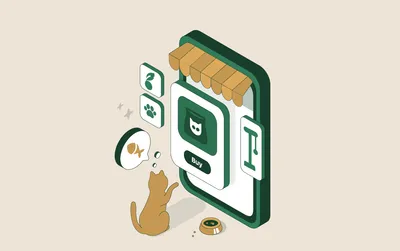 تصميم تطبيق حيوانات أليفة