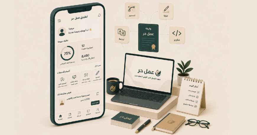 تصميم منصة عمل حر في السعودية