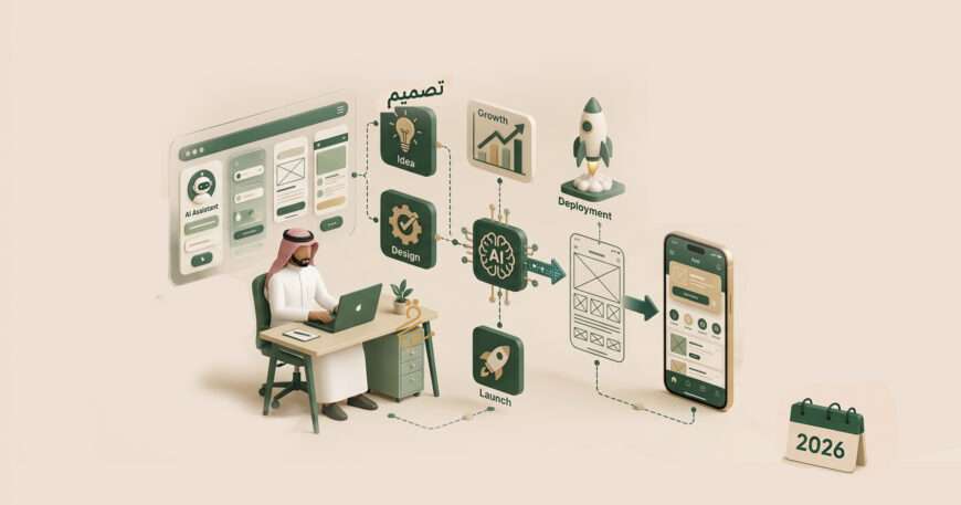 Vibe Coding: كيف تبني تطبيقًا كاملًا بدون كتابة كود في 2026؟