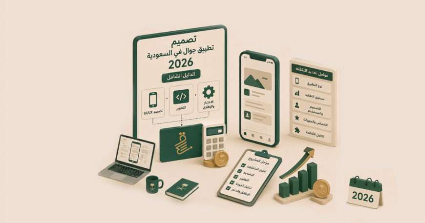 تكلفة تصميم تطبيق جوال في السعودية : الدليل الشامل للتسعير