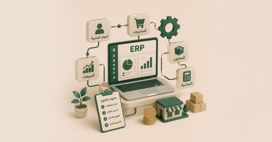 بناء نظام ERP: خطوات وأفكار للمشاريع الصغيرة والمتوسطة
